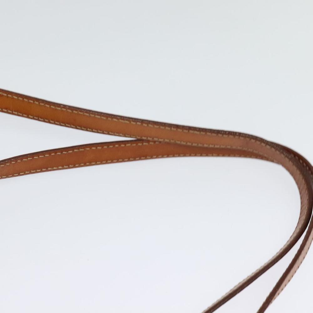 CELINE Macadam Canvas Backpack PVC Leather Brown Gold Auth 131672 - Picture 8 of 16